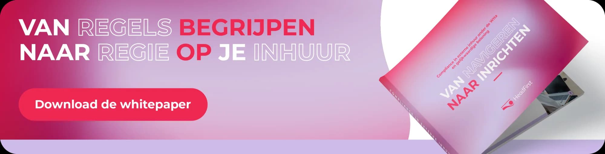 Banner naar 'download de white paper Van Navigeren naar Inrichten'